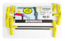 Bondhus 75146-BON - BONDHUS 6PC PROHOLD® BPT T-HANDLE SET (5/32 - 3/8)