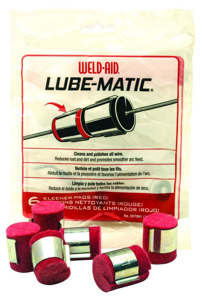 Weld-Aid Lube-Matic Red Cleaning Pad 6X6Pad<span class=' ItemWarning' style='display:block;'>Item is usually in stock, but we&#39;ll be in touch if there&#39;s a problem<br /></span>