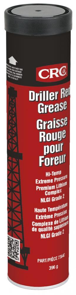 Driller Red Grease Extreme Pressure Lithium Complex Grease, 396 Grams<span class=' ItemWarning' style='display:block;'>Item is usually in stock, but we&#39;ll be in touch if there&#39;s a problem<br /></span>