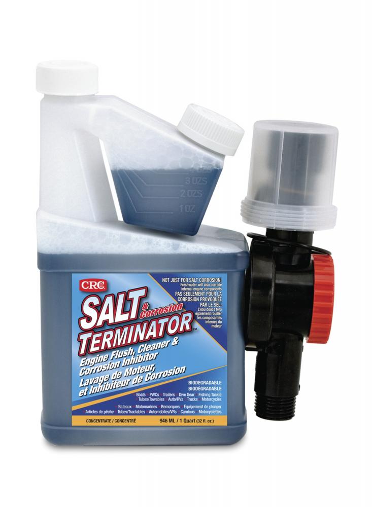 Salt Terminator® Engine Flush, Cleaner & Corrosion Inhibitor, 946 Milliliters with Mixer<span class=' ItemWarning' style='display:block;'>Item is usually in stock, but we&#39;ll be in touch if there&#39;s a problem<br /></span>