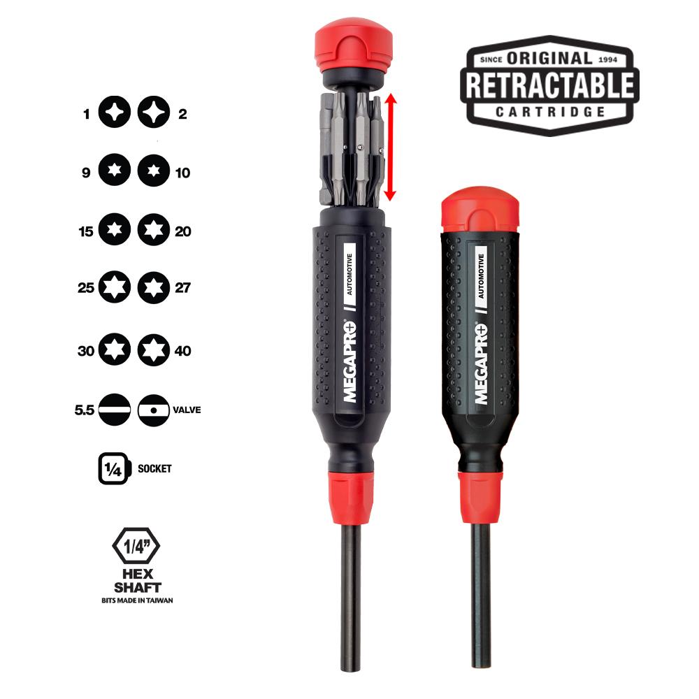 14-in-1 Automotive Screwdriver<span class=' ItemWarning' style='display:block;'>Item is usually in stock, but we&#39;ll be in touch if there&#39;s a problem<br /></span>