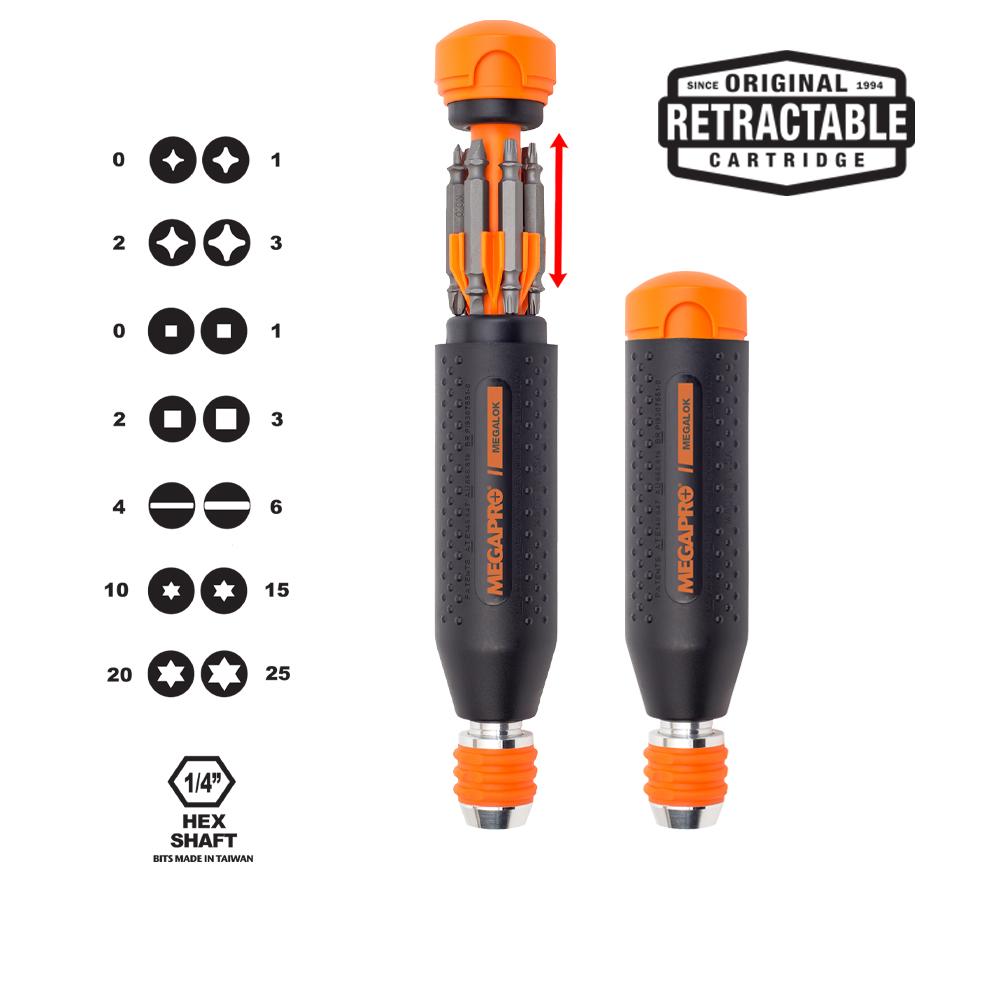 15-in-1 Megalok Screwdriver<span class=' ItemWarning' style='display:block;'>Item is usually in stock, but we&#39;ll be in touch if there&#39;s a problem<br /></span>