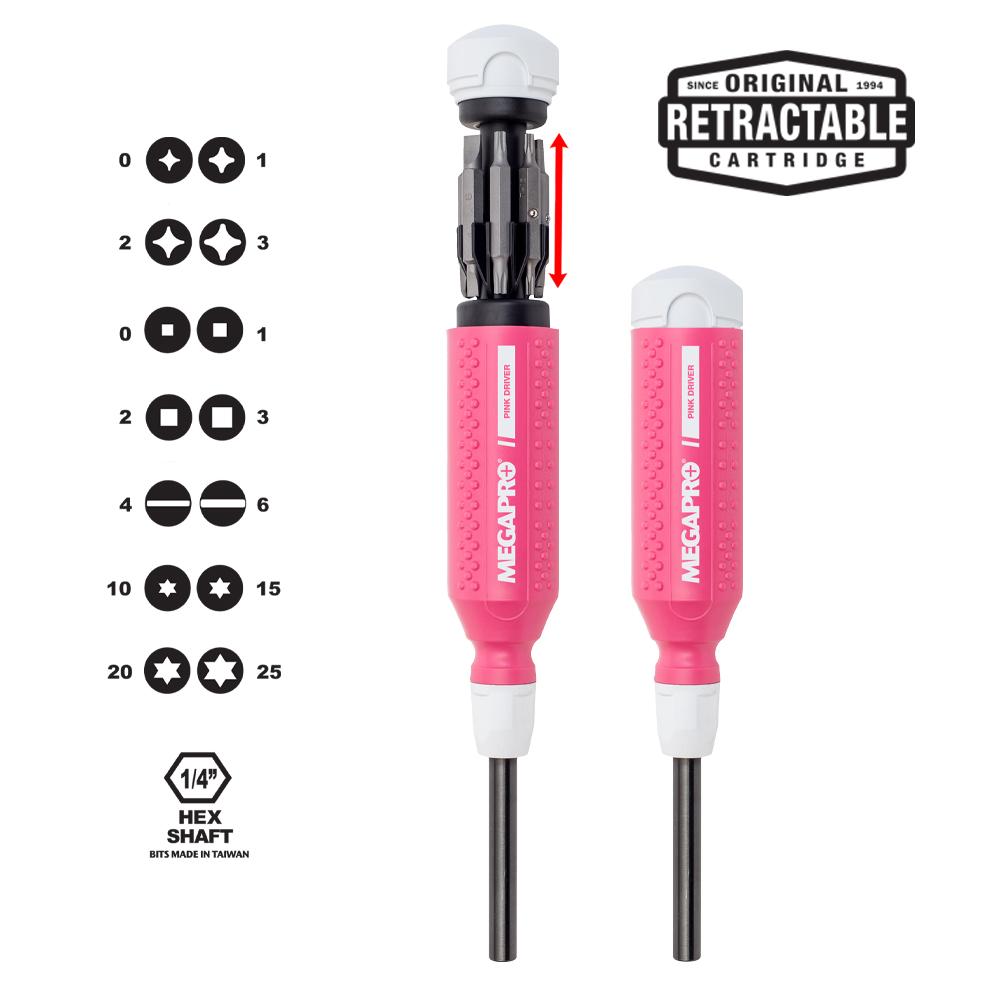 15-in-1 Pink Screwdriver<span class=' ItemWarning' style='display:block;'>Item is usually in stock, but we&#39;ll be in touch if there&#39;s a problem<br /></span>