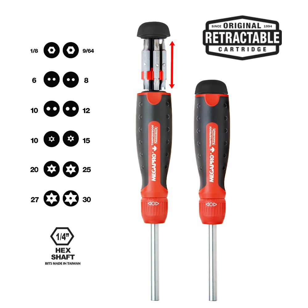 13-in-1 Tamperproof Ratcheting Screwdriver<span class=' ItemWarning' style='display:block;'>Item is usually in stock, but we&#39;ll be in touch if there&#39;s a problem<br /></span>