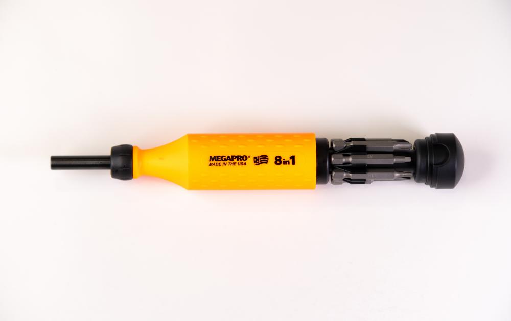 8-in-1 Original Screwdriver – Neon Orange - Carded<span class=' ItemWarning' style='display:block;'>Item is usually in stock, but we&#39;ll be in touch if there&#39;s a problem<br /></span>