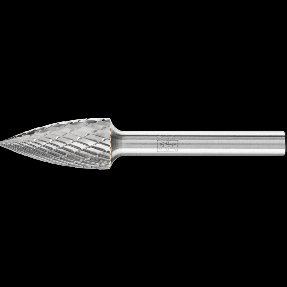 PFERD Carbide Bur SG-5 Pointed Tree Shape TOUGH Double Cut 1/2&#34; x 1&#34; x 1/4&#34; Shank<span class=' ItemWarning' style='display:block;'>Item is usually in stock, but we&#39;ll be in touch if there&#39;s a problem<br /></span>