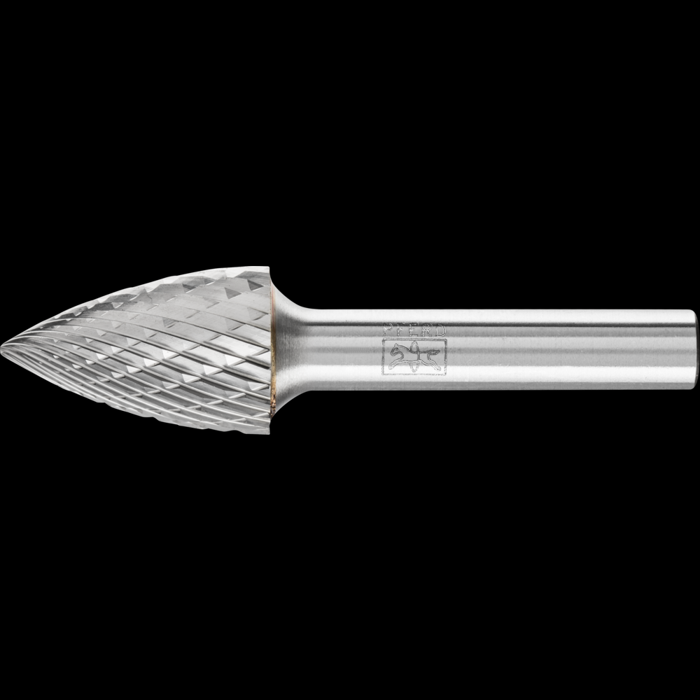 PFERD Carbide Bur SG-6 Pointed Tree Shape TOUGH Double Cut 5/8&#34; x 1&#34; x 1/4&#34; Shank<span class=' ItemWarning' style='display:block;'>Item is usually in stock, but we&#39;ll be in touch if there&#39;s a problem<br /></span>