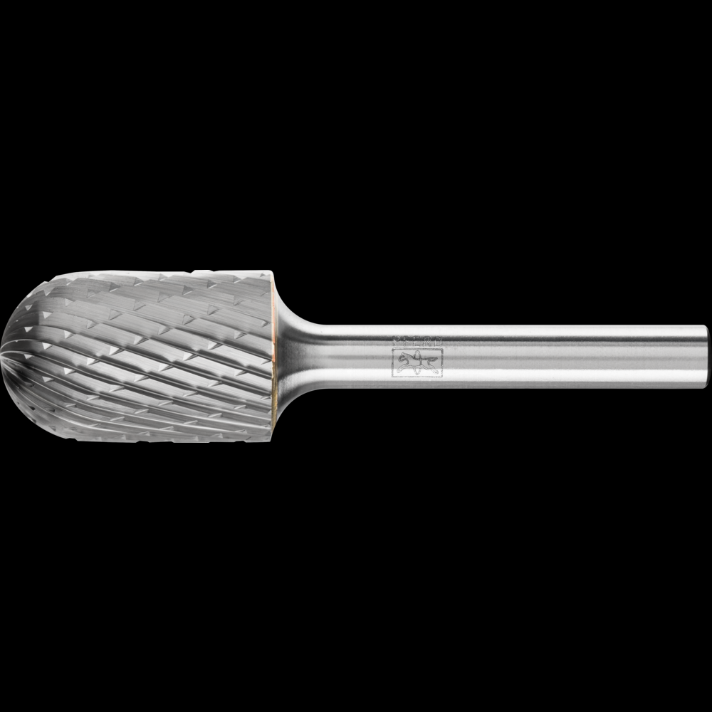 PFERD Carbide Bur SC-6 Cylindrical Radius End Double Cut 5/8&#34; x 1&#34; x 1/4&#34; Shank<span class=' ItemWarning' style='display:block;'>Item is usually in stock, but we&#39;ll be in touch if there&#39;s a problem<br /></span>