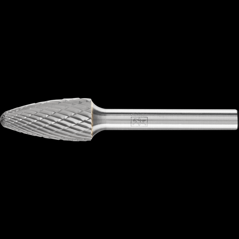 PFERD Carbide Bur SF-5 Tree Shape Double Cut 1/2&#34; x 1&#34; x 1/4&#34; Shank<span class=' ItemWarning' style='display:block;'>Item is usually in stock, but we&#39;ll be in touch if there&#39;s a problem<br /></span>