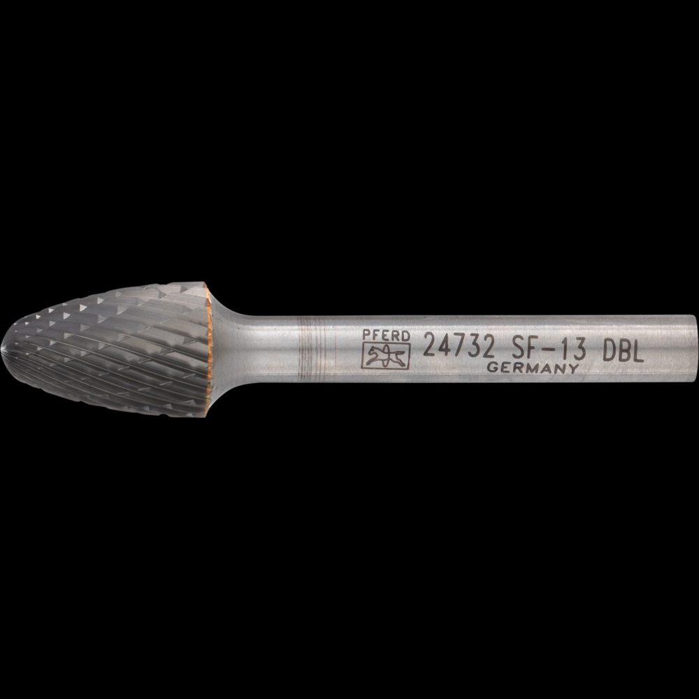 PFERD Carbide Bur SF-13 Tree Shape Double Cut 1/2&#34; x 3/4&#34; x 1/4&#34; Shank<span class=' ItemWarning' style='display:block;'>Item is usually in stock, but we&#39;ll be in touch if there&#39;s a problem<br /></span>