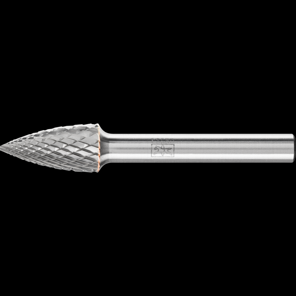 PFERD Carbide Bur SG-3 Pointed Tree Shape Diamond Cut 3/8&#34; x 3/4&#34; x 1/4&#34; Shank<span class=' ItemWarning' style='display:block;'>Item is usually in stock, but we&#39;ll be in touch if there&#39;s a problem<br /></span>