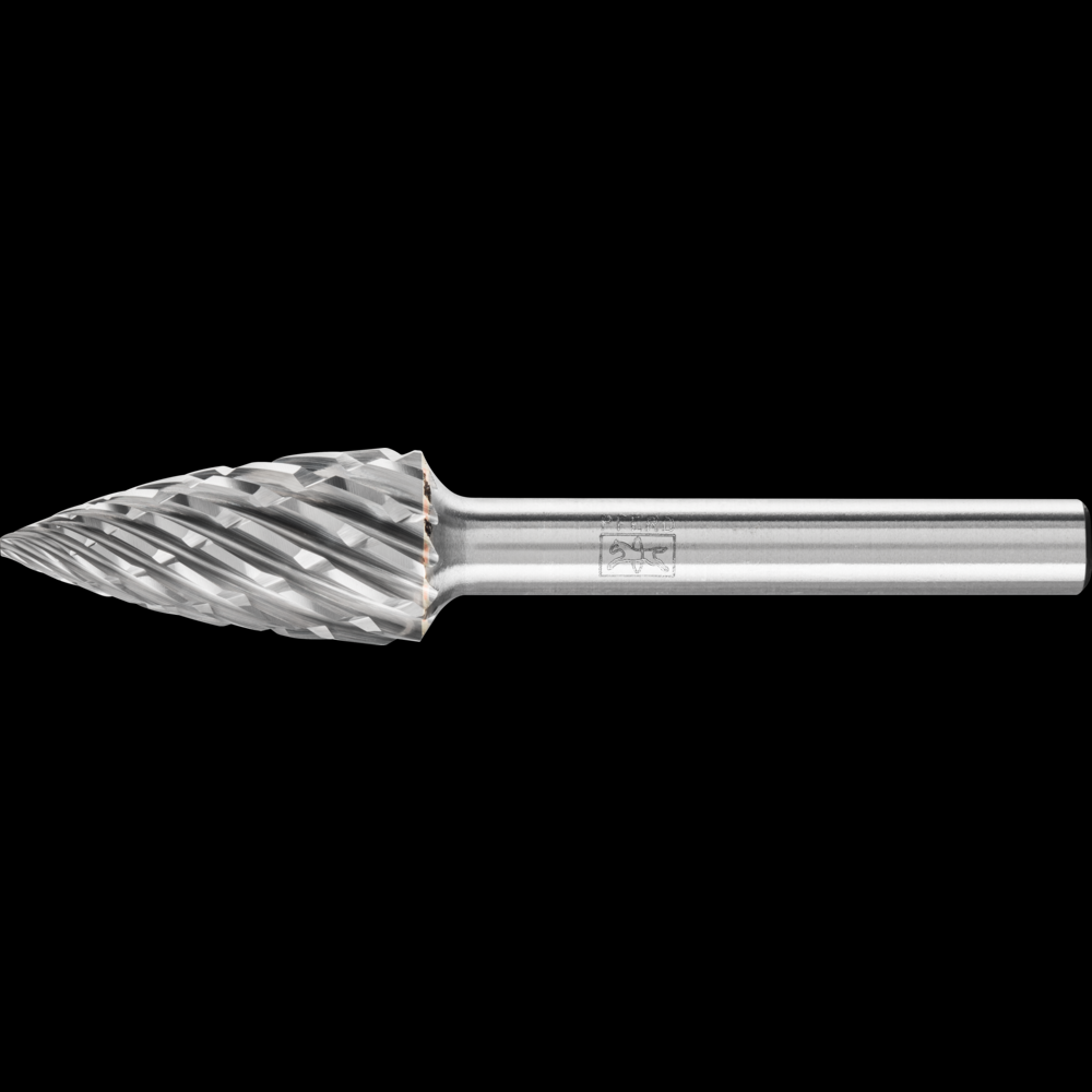 PFERD Carbide Bur SG-5 Pointed Tree Shape STEEL Cut 1/2&#34; x 1&#34; x 1/4&#34; Shank<span class=' ItemWarning' style='display:block;'>Item is usually in stock, but we&#39;ll be in touch if there&#39;s a problem<br /></span>