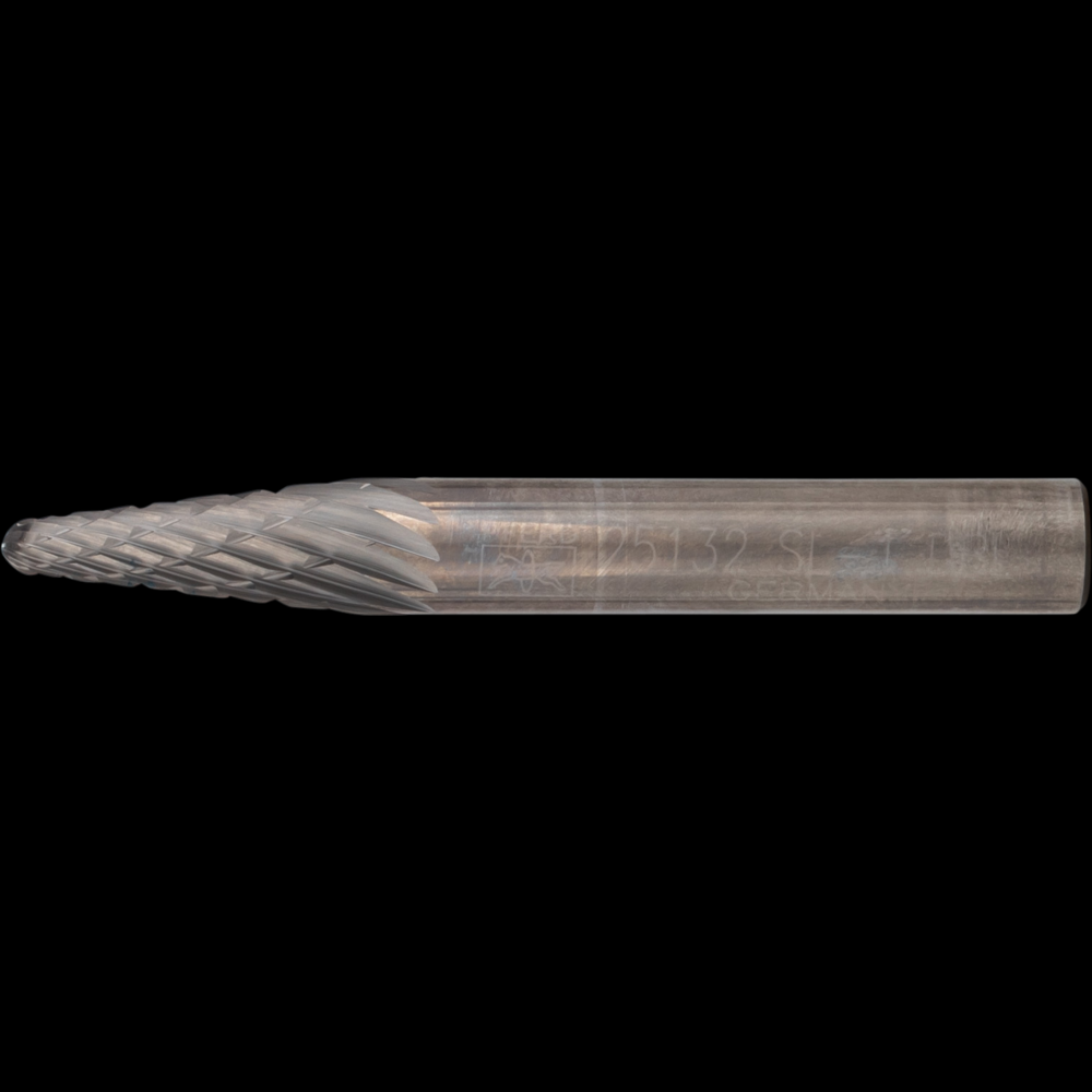 PFERD Carbide Bur SL-1 14° Taper Double Cut 1/4&#34; x 5/8&#34; x 1/4&#34; Shank<span class=' ItemWarning' style='display:block;'>Item is usually in stock, but we&#39;ll be in touch if there&#39;s a problem<br /></span>