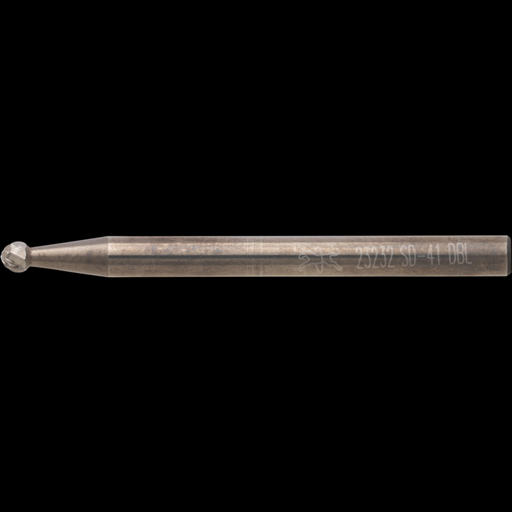 PFERD Carbide Bur SD-41 Ball Shape Double Cut 3/32&#34; x 1/8&#34; x 1/8&#34; Shank<span class=' ItemWarning' style='display:block;'>Item is usually in stock, but we&#39;ll be in touch if there&#39;s a problem<br /></span>