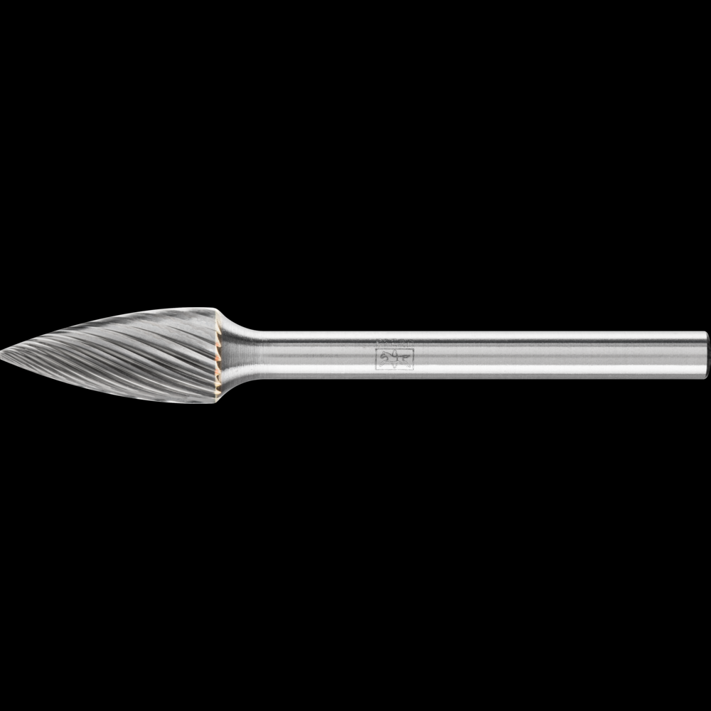 PFERD Carbide Bur SG-51 Pointed Tree Shape Single Cut 1/4&#34; x 1/2&#34; x 1/8&#34; Shank<span class=' ItemWarning' style='display:block;'>Item is usually in stock, but we&#39;ll be in touch if there&#39;s a problem<br /></span>