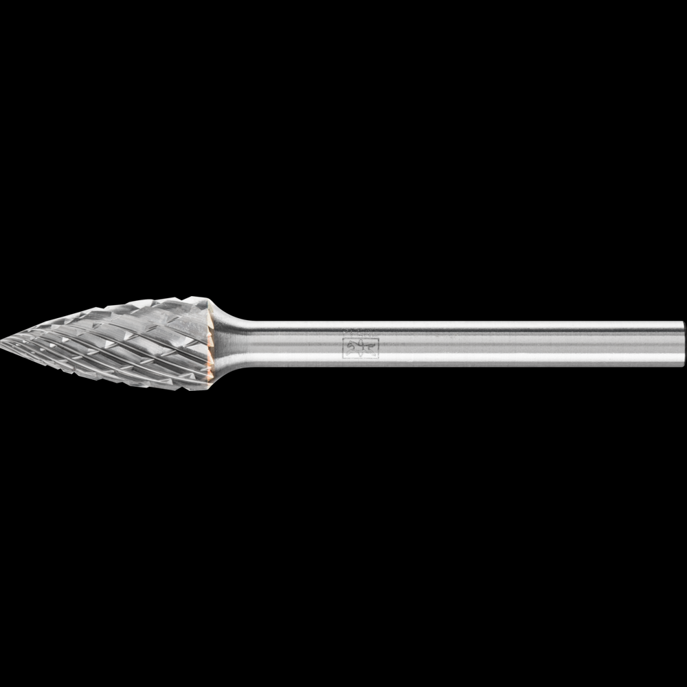 PFERD Carbide Bur SG-51 Pointed Tree Shape Double Cut 1/4&#34; x 1/2&#34; x 1/8&#34; Shank<span class=' ItemWarning' style='display:block;'>Item is usually in stock, but we&#39;ll be in touch if there&#39;s a problem<br /></span>