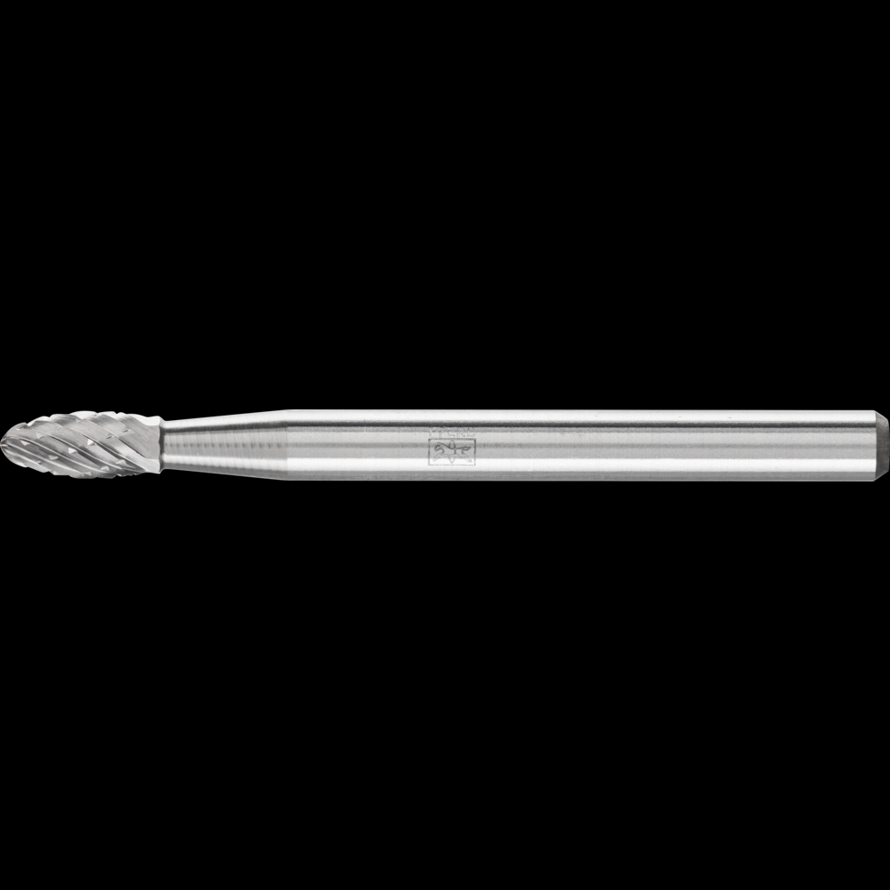 PFERD Carbide Bur SH-41 Flame Shape Double Cut 1/8&#34; x 1/4&#34; x 1/8&#34; Shank<span class=' ItemWarning' style='display:block;'>Item is usually in stock, but we&#39;ll be in touch if there&#39;s a problem<br /></span>