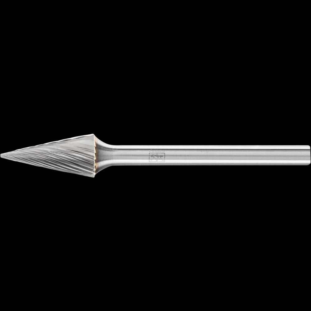 PFERD Carbide Bur SM-51 Pointed Cone Shape Single Cut 1/4&#34; x 1/2&#34; x 1/8&#34; Shank<span class=' ItemWarning' style='display:block;'>Item is usually in stock, but we&#39;ll be in touch if there&#39;s a problem<br /></span>