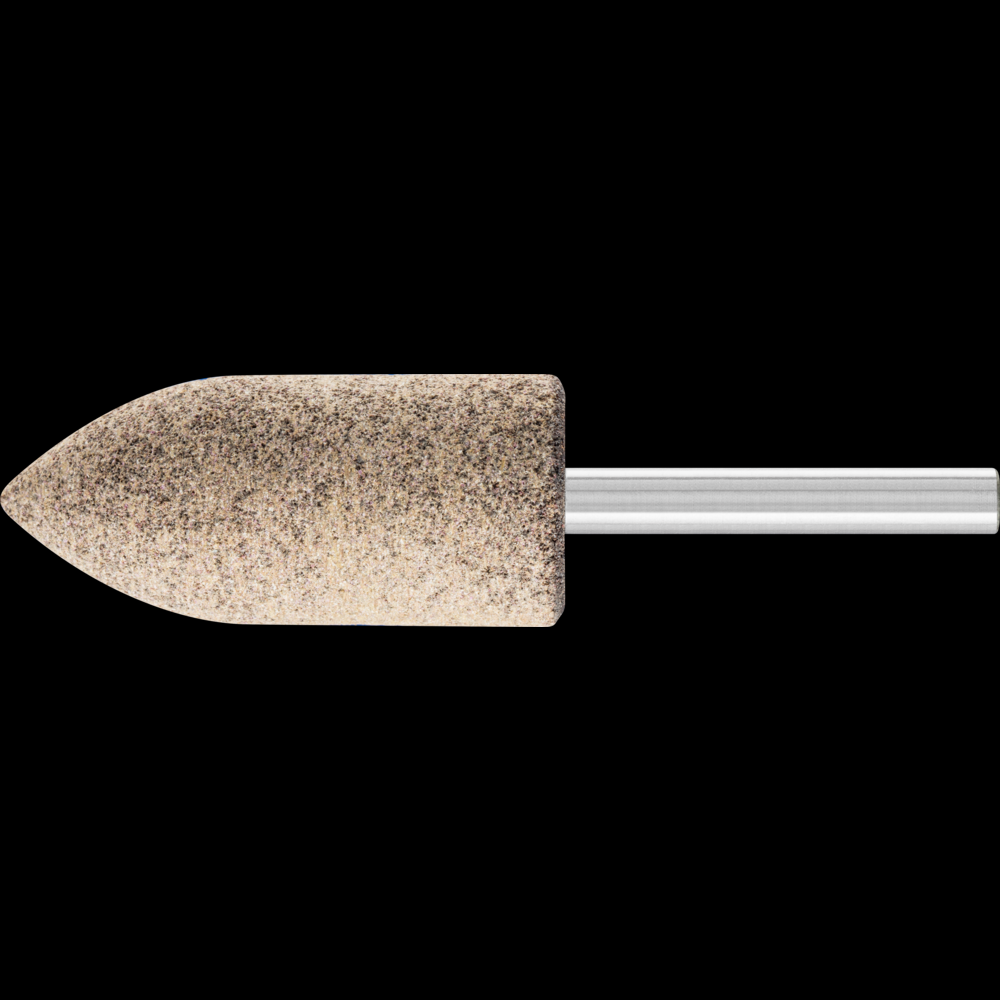 PFERD Resin Mounted Point, INOX, 7/8&#34; x 2, 30 Grit, A11, Aluminum Oxide, 1/4&#34; Shank<span class=' ItemWarning' style='display:block;'>Item is usually in stock, but we&#39;ll be in touch if there&#39;s a problem<br /></span>