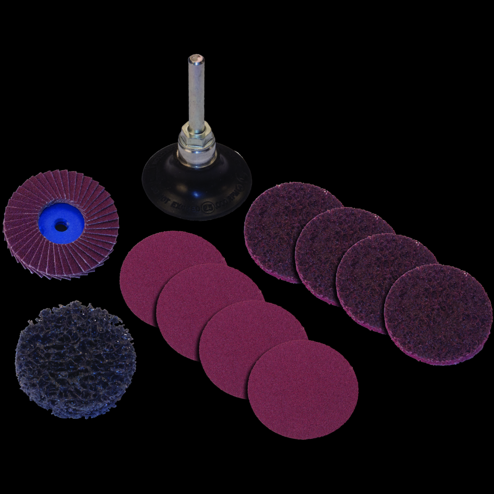 PFERD COMBIDISC® Abrasive Disc Set, 2&#34; Diameter, Type CDR, Prep to Paint<span class=' ItemWarning' style='display:block;'>Item is usually in stock, but we&#39;ll be in touch if there&#39;s a problem<br /></span>