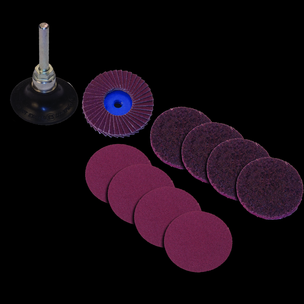 PFERD COMBIDISC® Abrasive Disc Set, 2&#34; Diameter, Type CDR, Sanitary Finish<span class=' ItemWarning' style='display:block;'>Item is usually in stock, but we&#39;ll be in touch if there&#39;s a problem<br /></span>