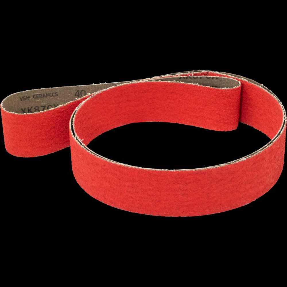 PFERD Abrasive Benchstand Belt, 72&#34; x 2, 40 Grit, Ceramic CO-COOL<span class=' ItemWarning' style='display:block;'>Item is usually in stock, but we&#39;ll be in touch if there&#39;s a problem<br /></span>