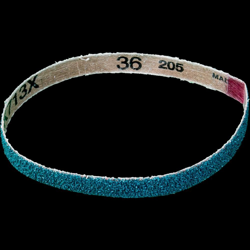 PFERD Abrasive File Belt, 12&#34; x 1/2, 36 Grit, Zirconia<span class=' ItemWarning' style='display:block;'>Item is usually in stock, but we&#39;ll be in touch if there&#39;s a problem<br /></span>