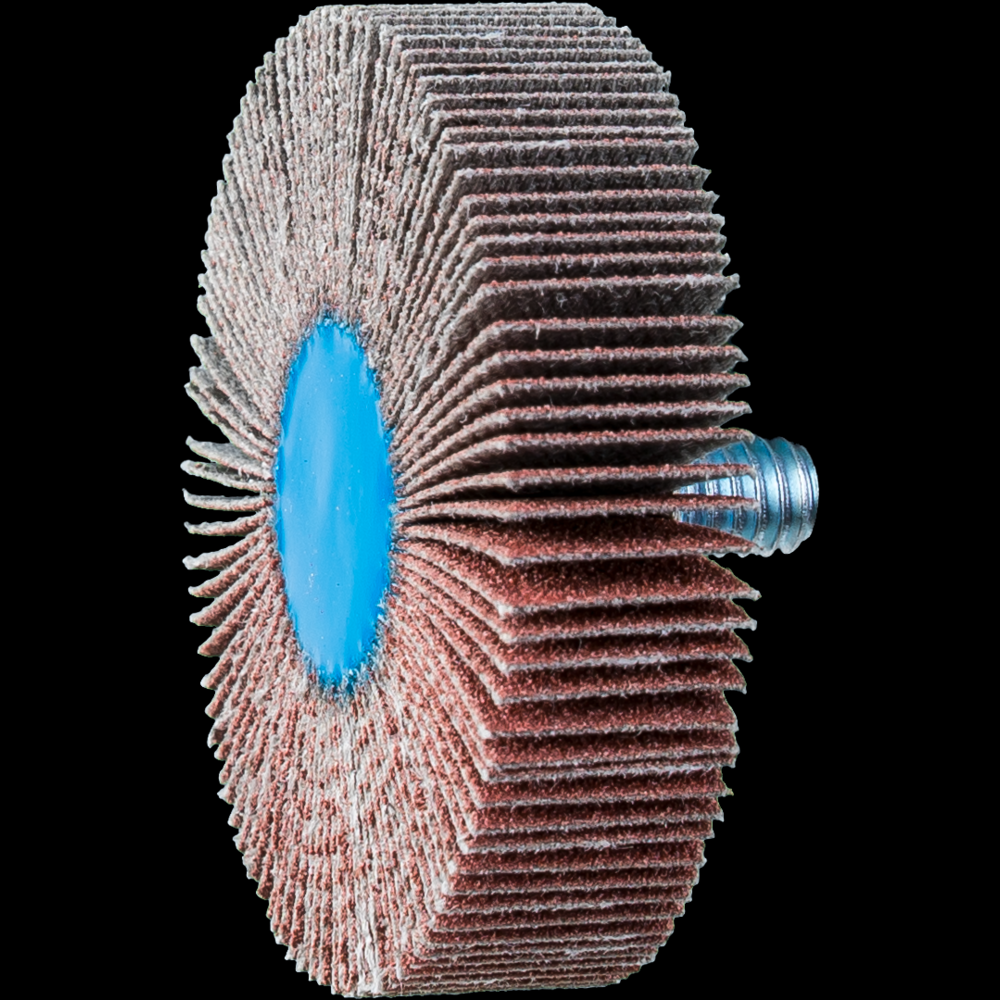 PFERD Quick Change Flap Wheel, 2&#34; x 1/2, 120 Grit, 1/4-20 Thread, Aluminum oxide<span class=' ItemWarning' style='display:block;'>Item is usually in stock, but we&#39;ll be in touch if there&#39;s a problem<br /></span>