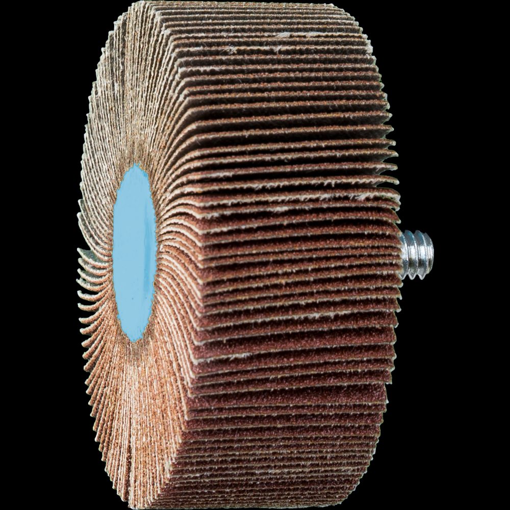 PFERD Quick Change Flap Wheel, 2-1/2&#34; x 1, 120 Grit, 1/4-20 Thread, Aluminum oxide<span class=' ItemWarning' style='display:block;'>Item is usually in stock, but we&#39;ll be in touch if there&#39;s a problem<br /></span>