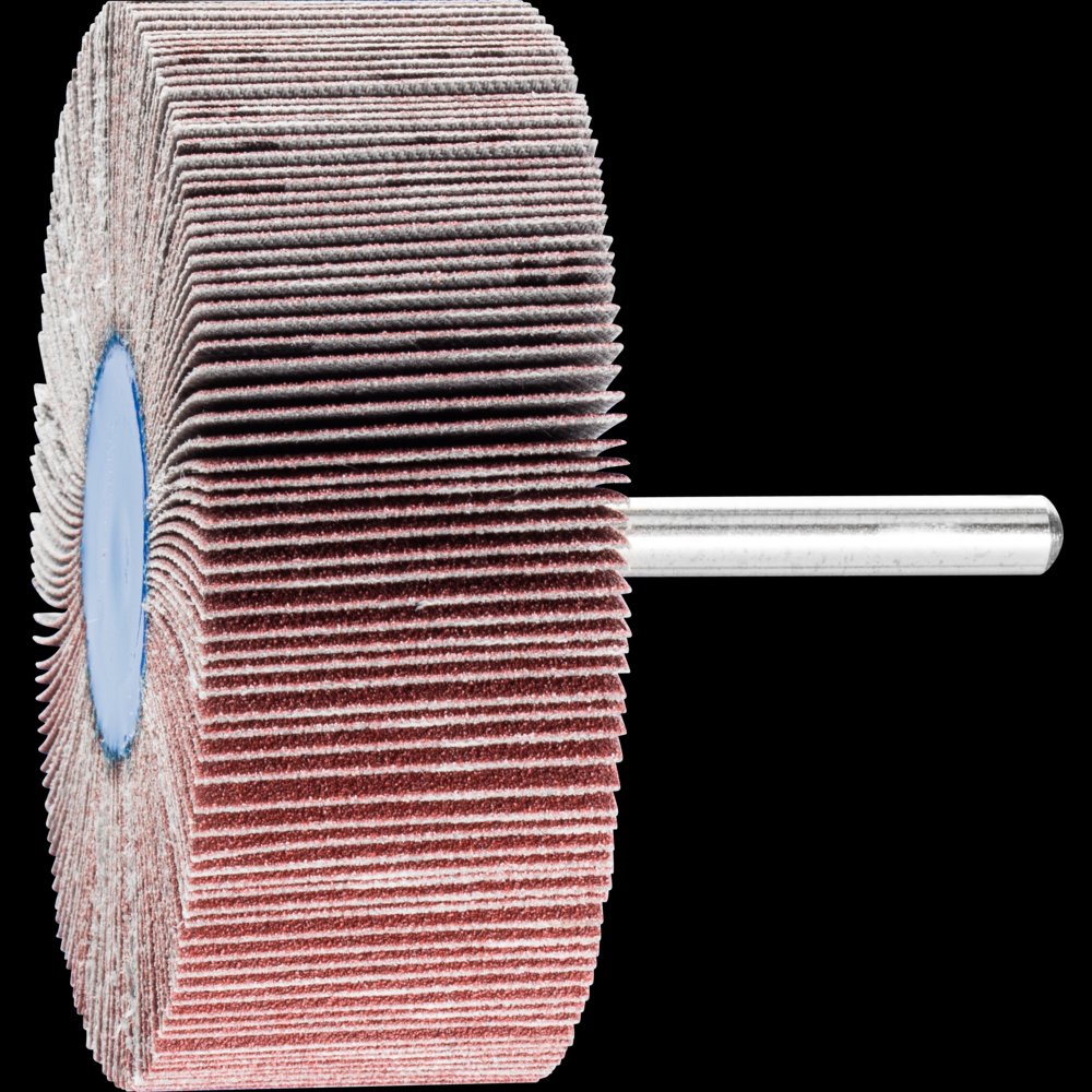 PFERD Mounted Flap Wheel, 3&#34; x 1, 120 Grit, 1/4&#34; Shank, Aluminum oxide<span class=' ItemWarning' style='display:block;'>Item is usually in stock, but we&#39;ll be in touch if there&#39;s a problem<br /></span>