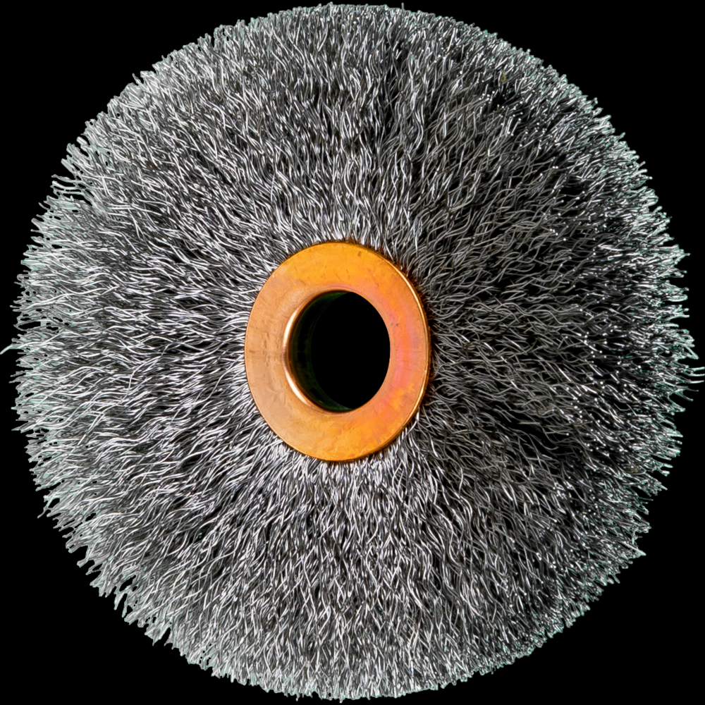 PFERD Tube Center Wire Wheel Brush 3&#34; Dia. .006 Carbon Steel 1/2&#34; Arbor<span class=' ItemWarning' style='display:block;'>Item is usually in stock, but we&#39;ll be in touch if there&#39;s a problem<br /></span>