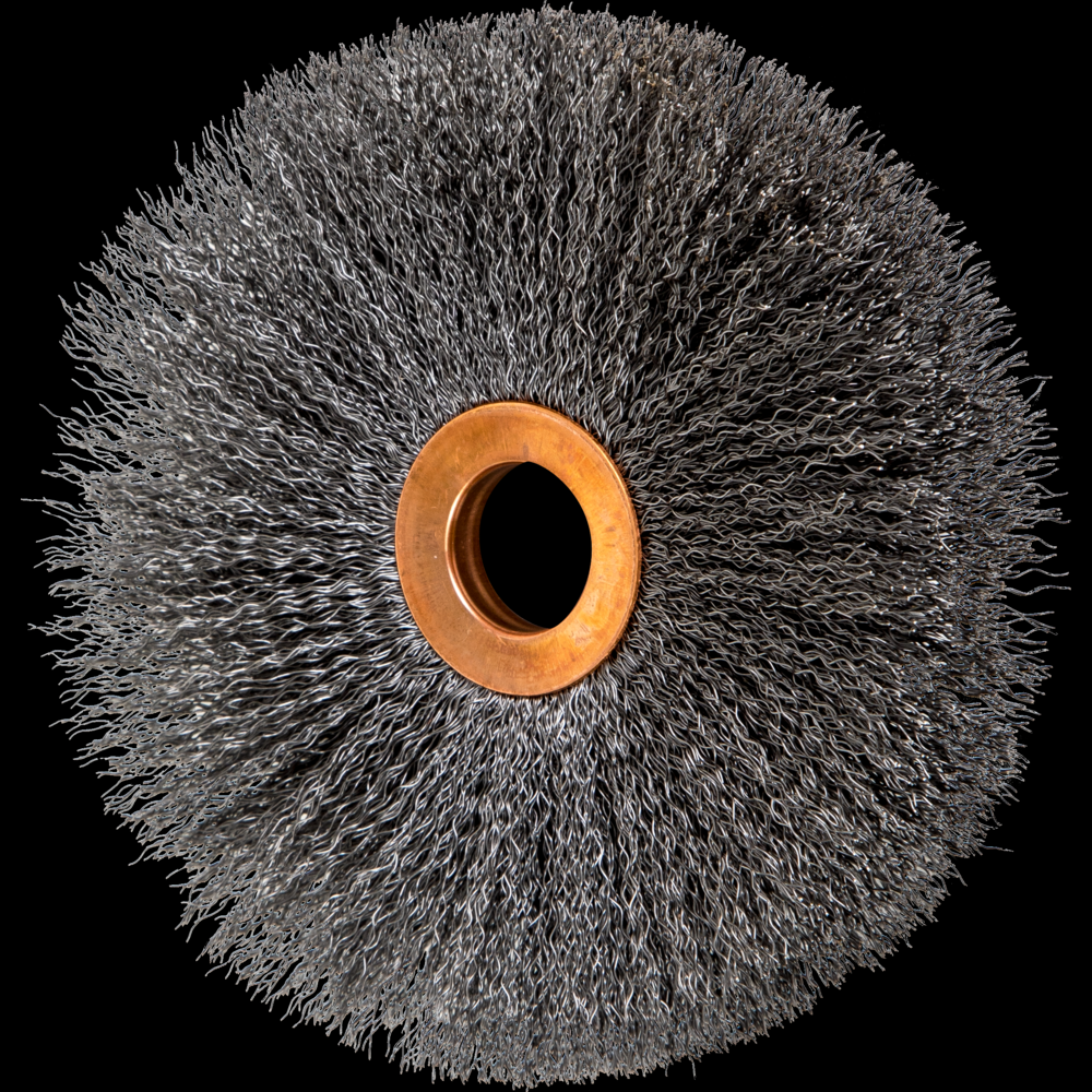 PFERD Tube Center Wire Wheel Brush 4&#34; Dia. .008 Carbon Steel 5/8&#34; Arbor<span class=' ItemWarning' style='display:block;'>Item is usually in stock, but we&#39;ll be in touch if there&#39;s a problem<br /></span>