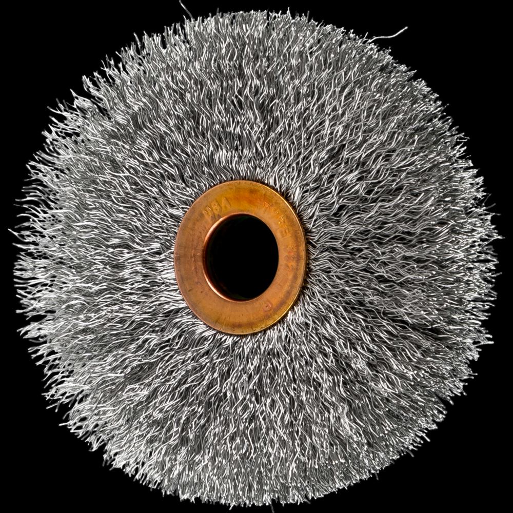 PFERD Tube Center Wire Wheel Brush 3&#34; Dia. .008 Stainless Steel 1/2&#34; Arbor<span class=' ItemWarning' style='display:block;'>Item is usually in stock, but we&#39;ll be in touch if there&#39;s a problem<br /></span>