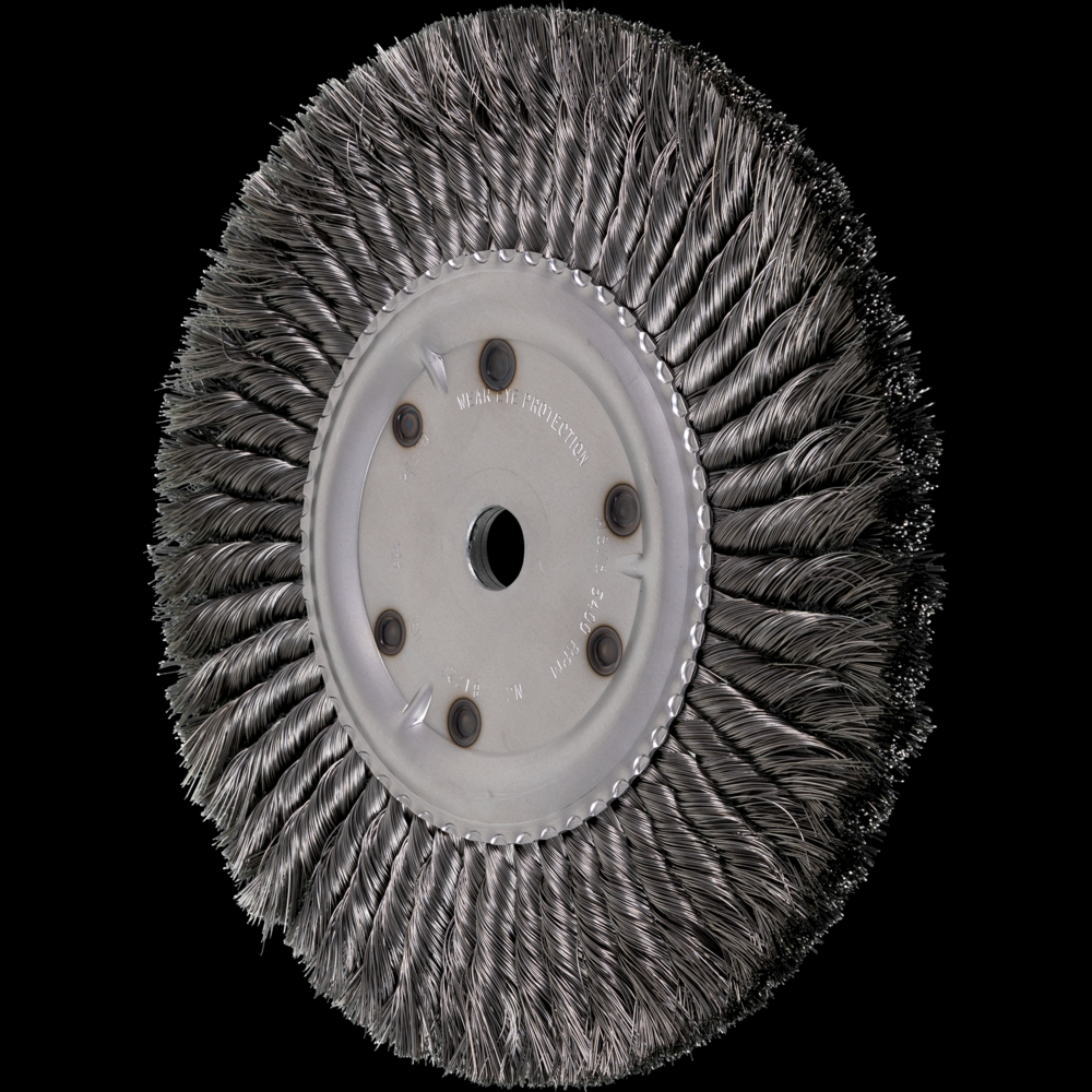 PFERD Standard Twist Knot Wire Wheel Brush 10&#34; Dia. .014 Carbon Steel 3/4&#34; Arbor<span class=' ItemWarning' style='display:block;'>Item is usually in stock, but we&#39;ll be in touch if there&#39;s a problem<br /></span>