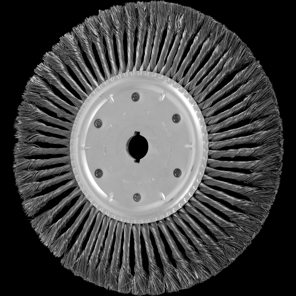 PFERD Standard Twist Knot Wire Wheel Brush 15&#34; Dia. .016 Carbon Steel 1-1/4&#34; Arbor<span class=' ItemWarning' style='display:block;'>Item is usually in stock, but we&#39;ll be in touch if there&#39;s a problem<br /></span>