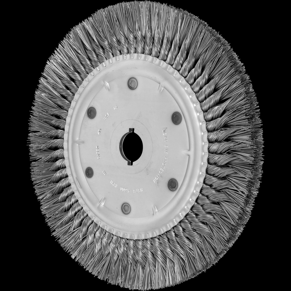 PFERD Standard Twist Knot Wire Wheel Brush 12&#34; Dia. .020 Carbon Steel 1-1/4&#34; Arbor<span class=' ItemWarning' style='display:block;'>Item is usually in stock, but we&#39;ll be in touch if there&#39;s a problem<br /></span>