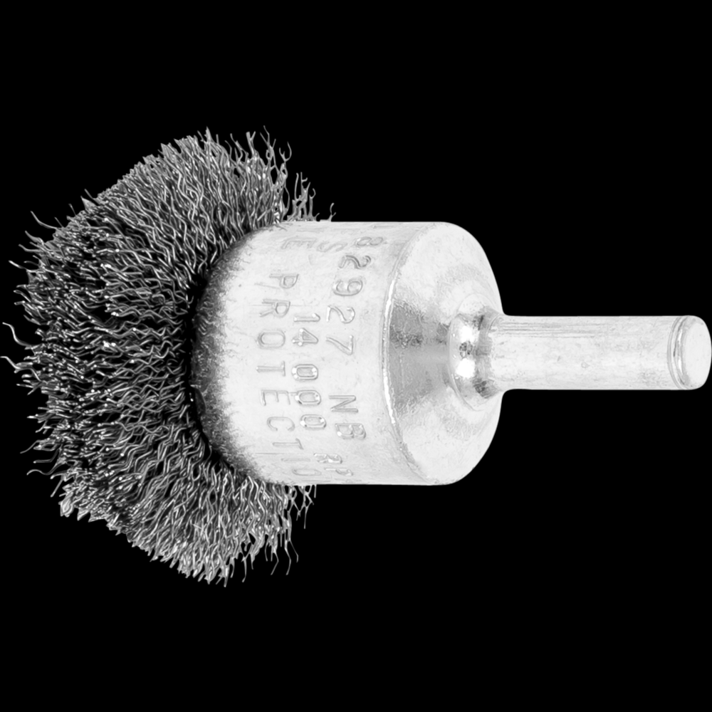 PFERD Circular Mounted End Brush 1-1/2&#34; Dia. .008 Carbon Steel 1/4&#34; Shank<span class=' ItemWarning' style='display:block;'>Item is usually in stock, but we&#39;ll be in touch if there&#39;s a problem<br /></span>