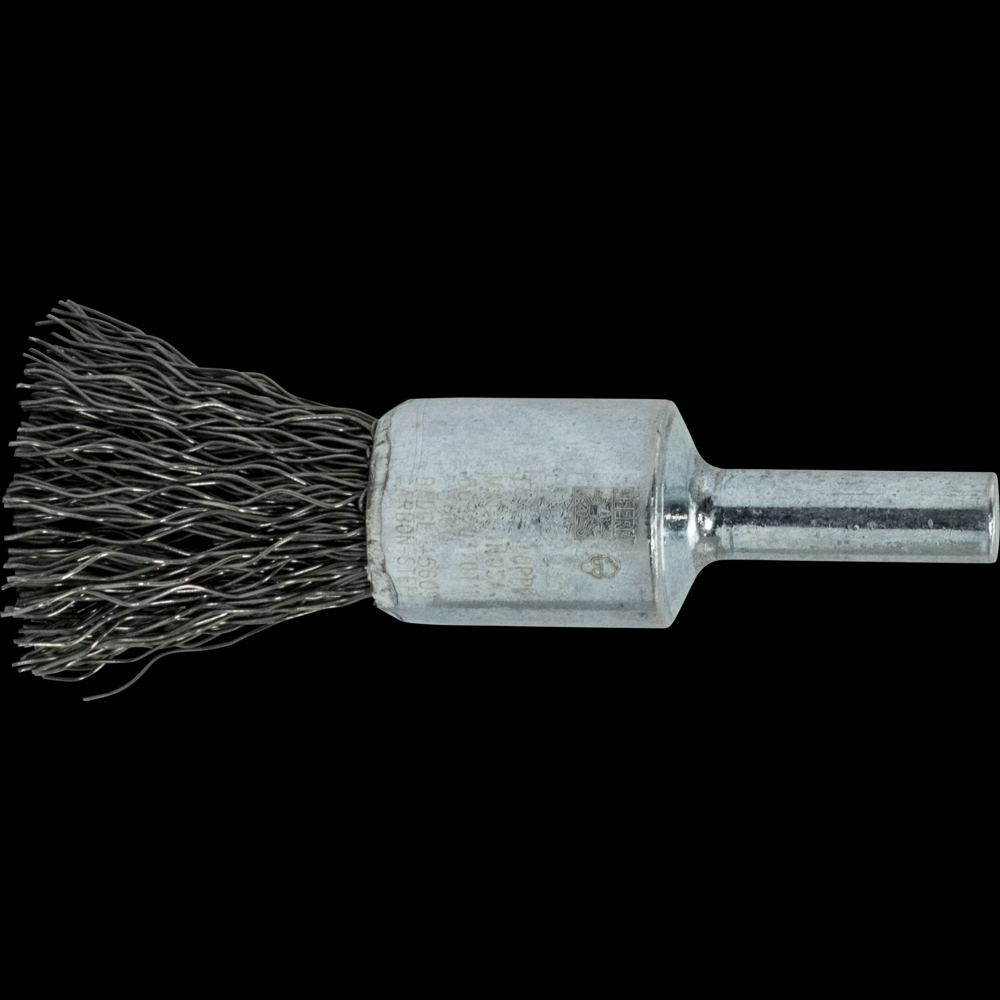 PFERD Crimped Wire End Brush 1/2&#34; Dia. .014 Carbon Steel 1/4&#34; Shank<span class=' ItemWarning' style='display:block;'>Item is usually in stock, but we&#39;ll be in touch if there&#39;s a problem<br /></span>