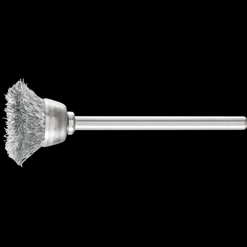 PFERD Miniature Cup Brush 9/16&#34; Dia. .005 Carbon Steel<span class=' ItemWarning' style='display:block;'>Item is usually in stock, but we&#39;ll be in touch if there&#39;s a problem<br /></span>