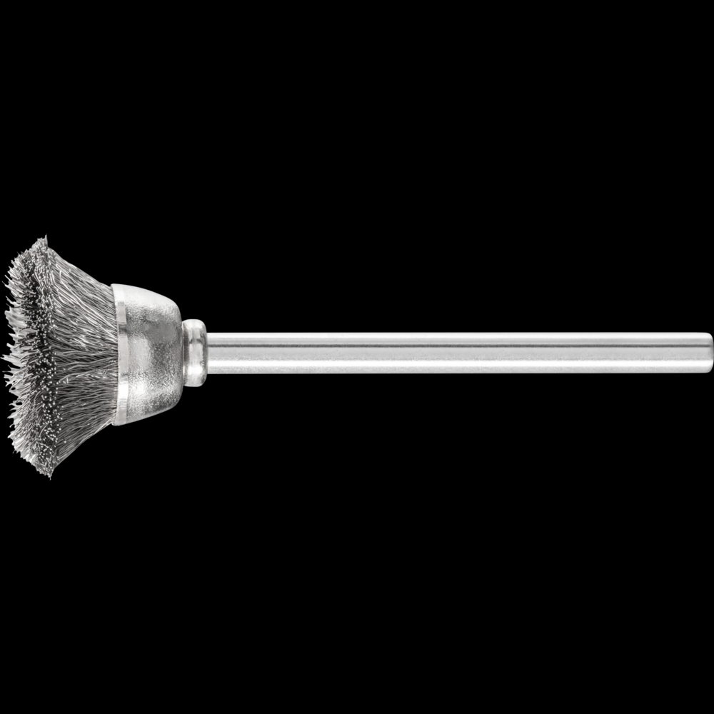 PFERD Miniature Cup Brush 9/16&#34; Dia. .005 Stainless Steel<span class=' ItemWarning' style='display:block;'>Item is usually in stock, but we&#39;ll be in touch if there&#39;s a problem<br /></span>