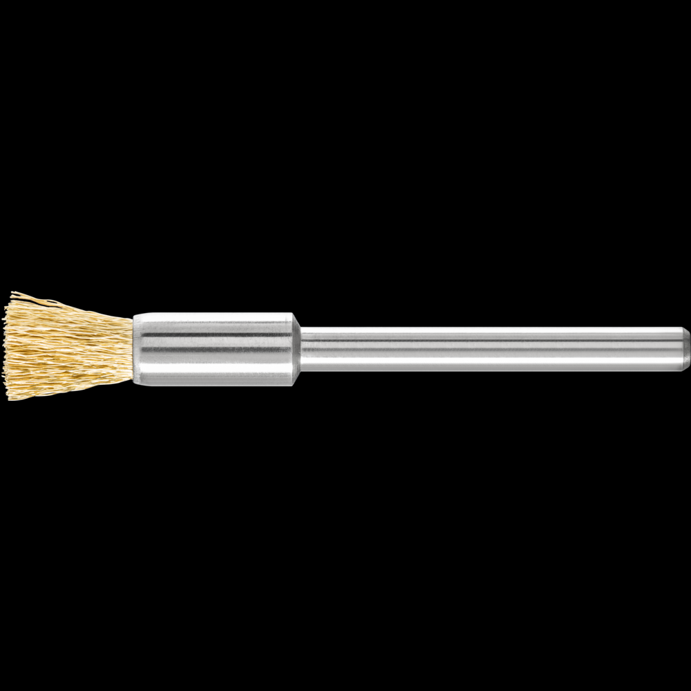 PFERD Miniature End Brush 1/4&#34; Dia. .005 Brass Wire 1/8&#34; Stem<span class=' ItemWarning' style='display:block;'>Item is usually in stock, but we&#39;ll be in touch if there&#39;s a problem<br /></span>