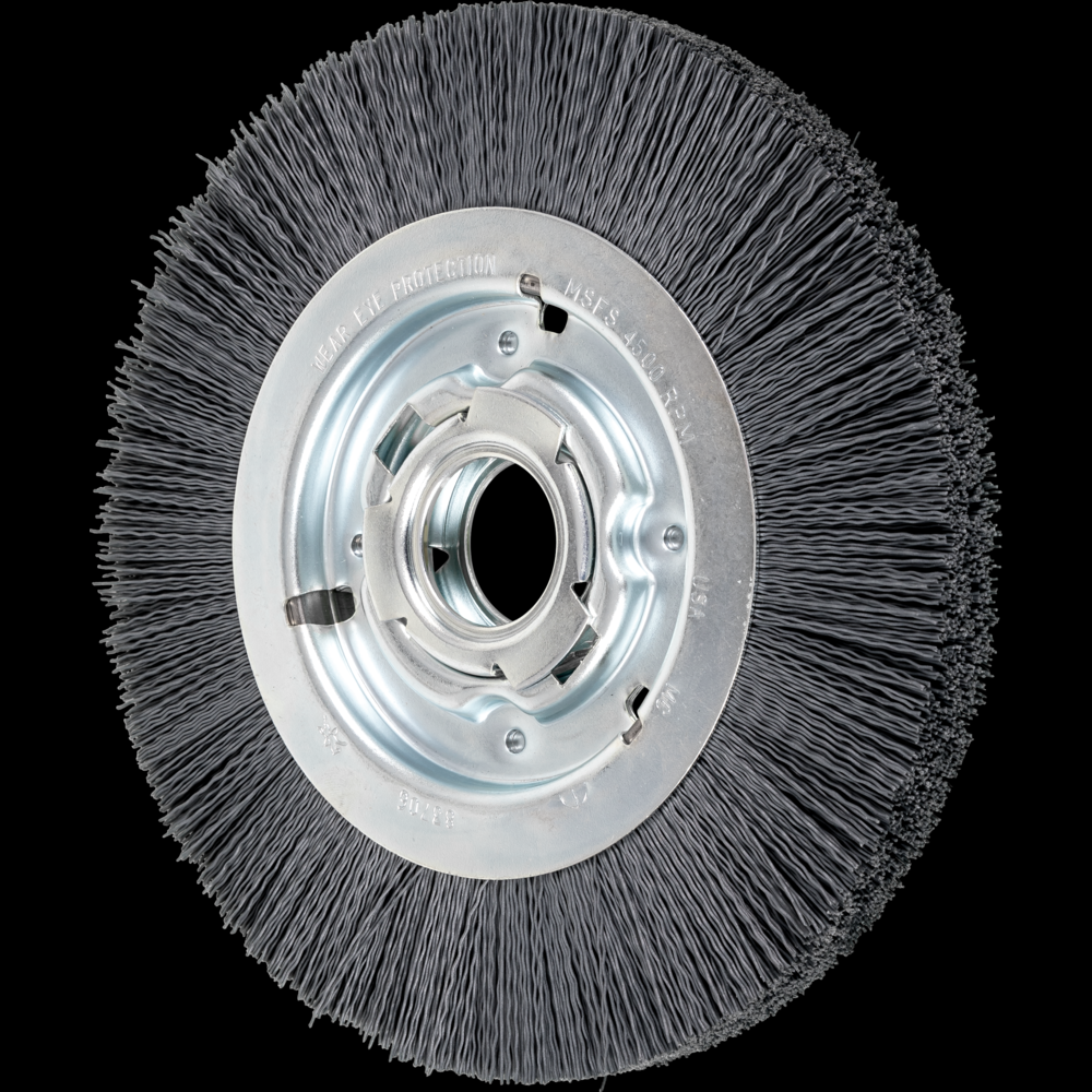 PFERD M-BRAD® Wheel Brush 8&#34; Dia Wide Face .022/320 Grit Silicon Carbide 2&#34; Arbor<span class=' ItemWarning' style='display:block;'>Item is usually in stock, but we&#39;ll be in touch if there&#39;s a problem<br /></span>