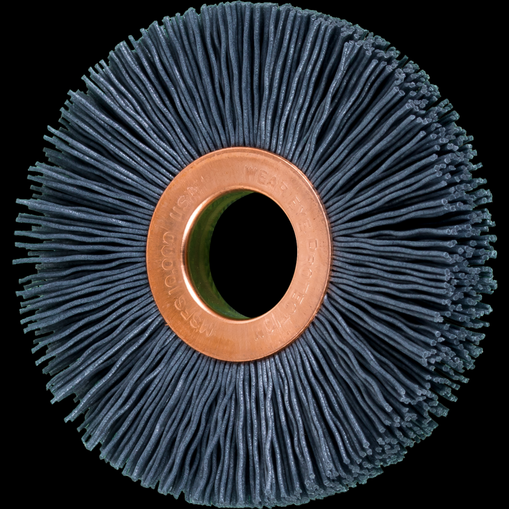 PFERD M-BRAD® Tube Center Wheel Brush 2-1/2&#34; Dia. .022/320 Grit SiC 1/2&#34; Arbor<span class=' ItemWarning' style='display:block;'>Item is usually in stock, but we&#39;ll be in touch if there&#39;s a problem<br /></span>