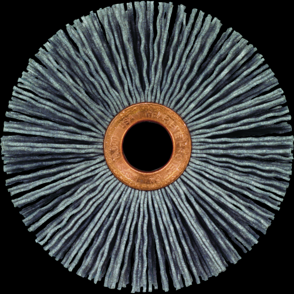 PFERD M-BRAD® Tube Center Wheel Brush 3&#34; Dia. .035/180 Grit Silicon Carbide 1/2&#34; Arbor<span class=' ItemWarning' style='display:block;'>Item is usually in stock, but we&#39;ll be in touch if there&#39;s a problem<br /></span>