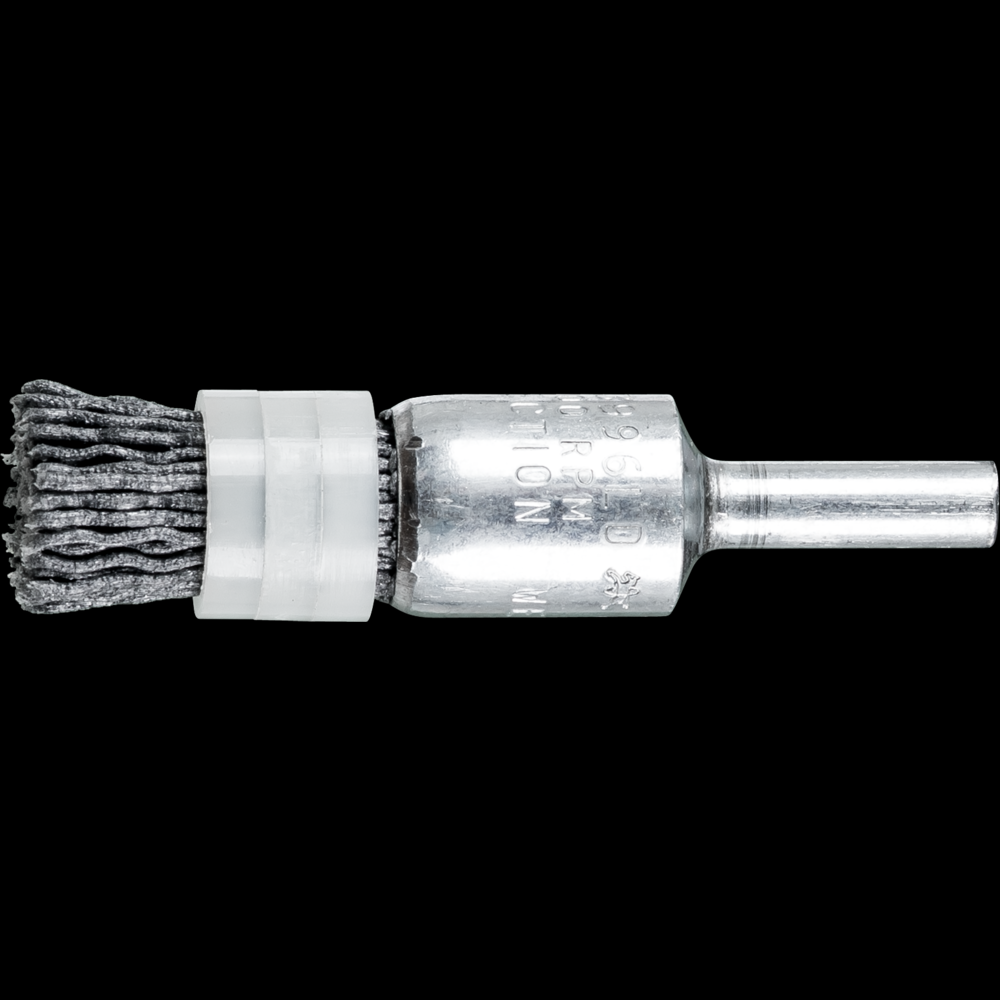 PFERD M-BRAD® End Brush - Banded 1/2&#34; Dia. .040/120 Grit Silicon Carbide 1/4&#34; Shank<span class=' ItemWarning' style='display:block;'>Item is usually in stock, but we&#39;ll be in touch if there&#39;s a problem<br /></span>