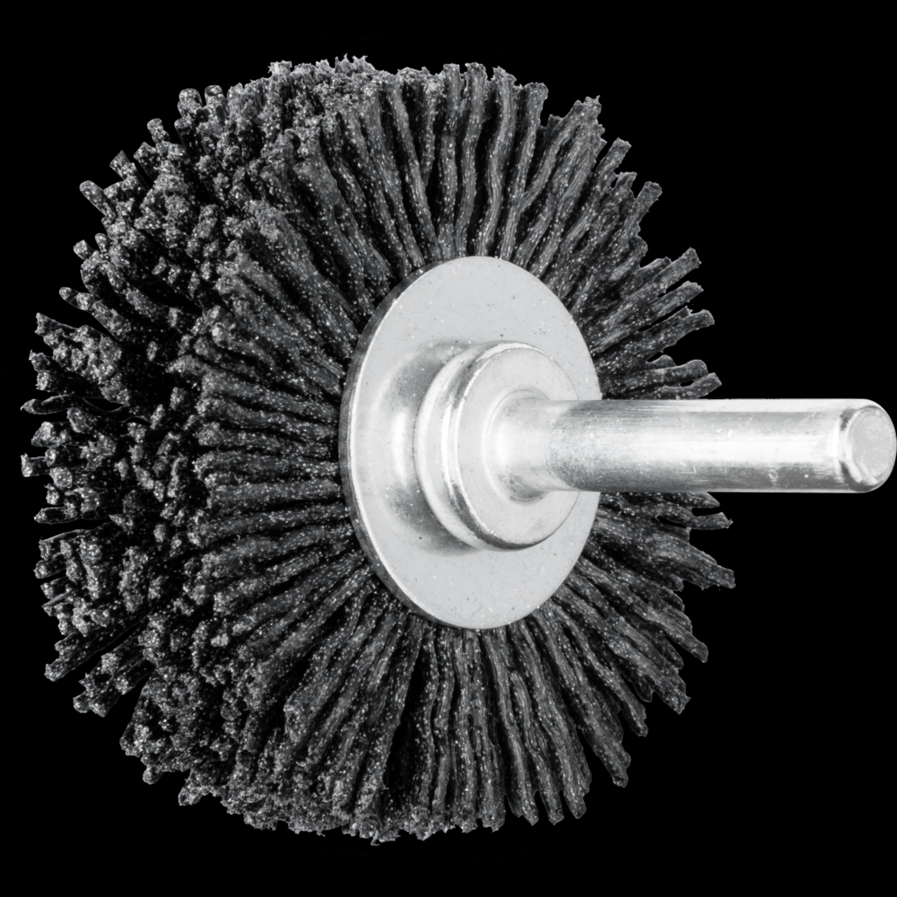 PFERD M-BRAD® Mounted Wheel Brush 2&#34; Dia. .022/120 Ceramic Oxide 1/4&#34; Shank<span class=' ItemWarning' style='display:block;'>Item is usually in stock, but we&#39;ll be in touch if there&#39;s a problem<br /></span>