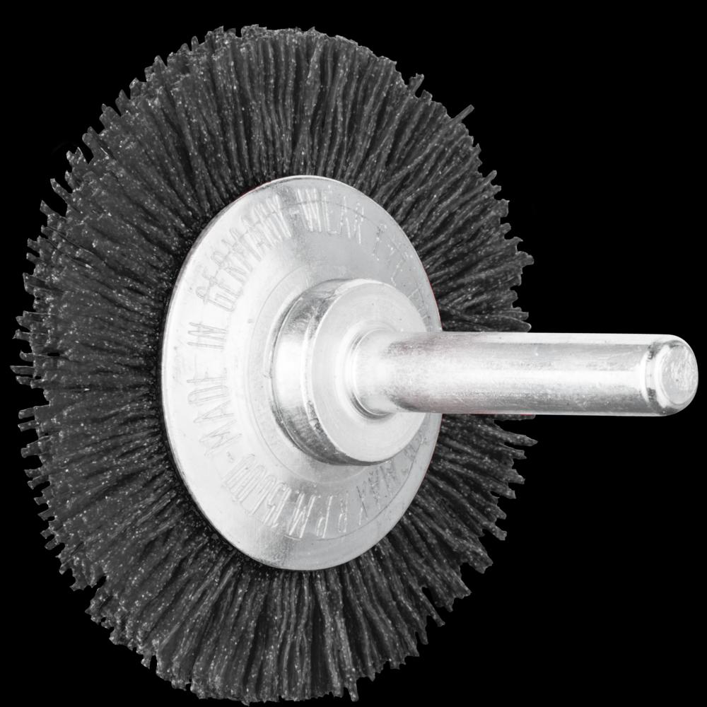 PFERD M-BRAD® Mounted Wheel Brush 2&#34; Dia. Narrow Face .022/120 CO 1/4&#34; Shank<span class=' ItemWarning' style='display:block;'>Item is usually in stock, but we&#39;ll be in touch if there&#39;s a problem<br /></span>