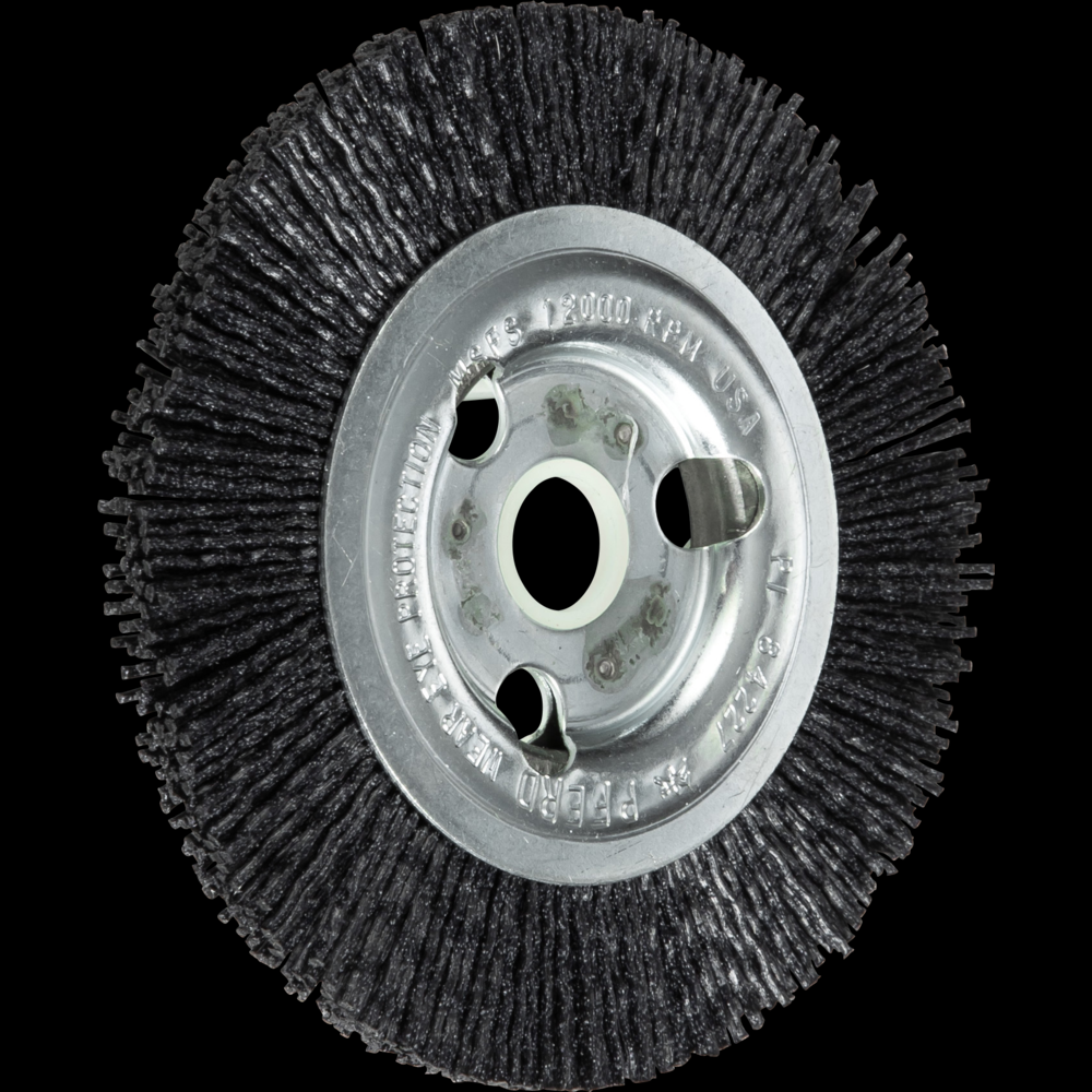 PFERD M-BRAD® Wheel Brush 4&#34; Dia Narrow Face .040/120 Grit CO 5/8-1/2&#34; Arbor<span class=' ItemWarning' style='display:block;'>Item is usually in stock, but we&#39;ll be in touch if there&#39;s a problem<br /></span>