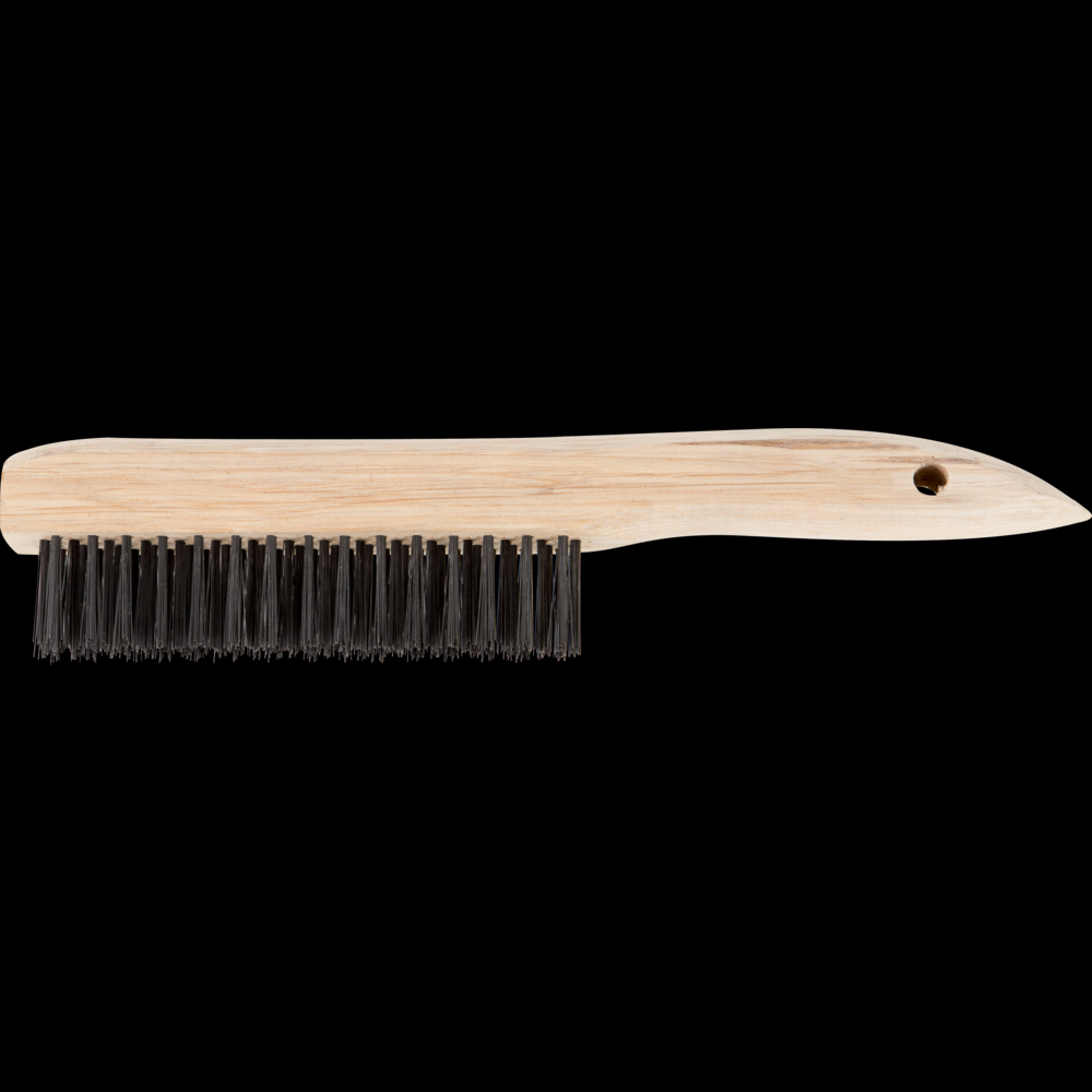 PFERD Shoe Handle Scratch Brush 4x16 Rows .012 Carbon Steel Wire<span class=' ItemWarning' style='display:block;'>Item is usually in stock, but we&#39;ll be in touch if there&#39;s a problem<br /></span>