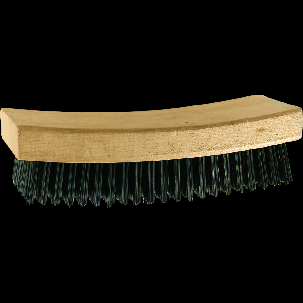 PFERD Curved Back Block Brush 9x21 Rows .012 Carbon Steel Wire Wooden Block<span class=' ItemWarning' style='display:block;'>Item is usually in stock, but we&#39;ll be in touch if there&#39;s a problem<br /></span>